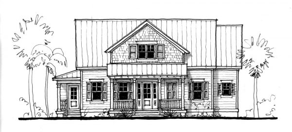 Castaway - 2 Story House Plans in FL