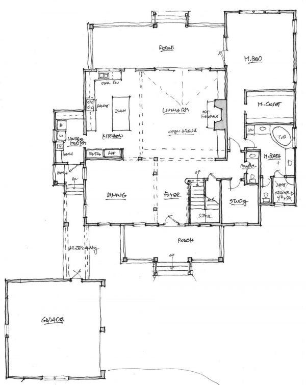 Castaway - 2 Story House Plans in FL
