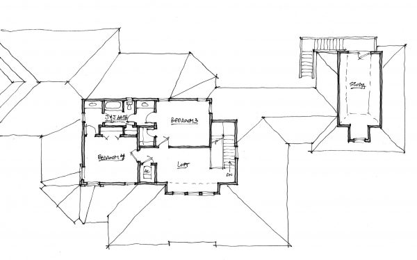 South Beach Villa - 2 Story House Plans in FL