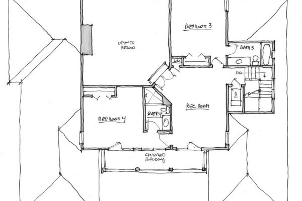 Hammock House - 2 Story House Plans in FL