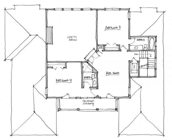 Hammock House - 2 Story House Plans in FL