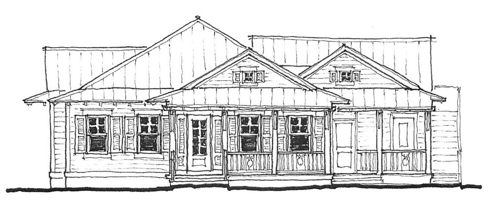 Single Story House Plans in FL - Hideaway