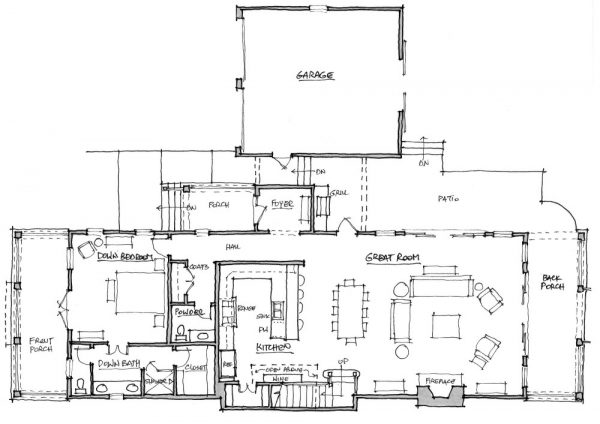 Palmetto Bluff - 2 Story House Plans in FL