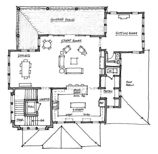 Serenata 2 - 3 Story House Plans in FL