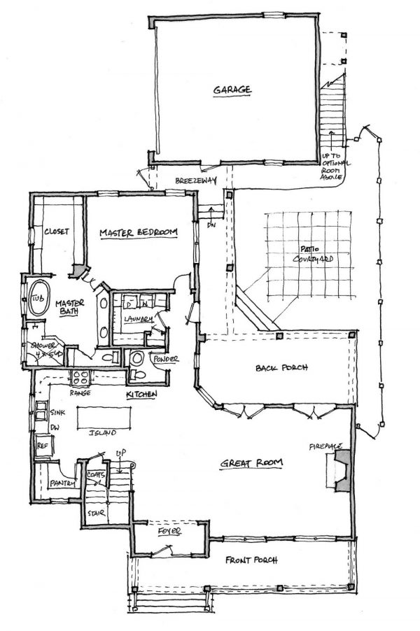 Summer House - 2 Story House Plans in FL