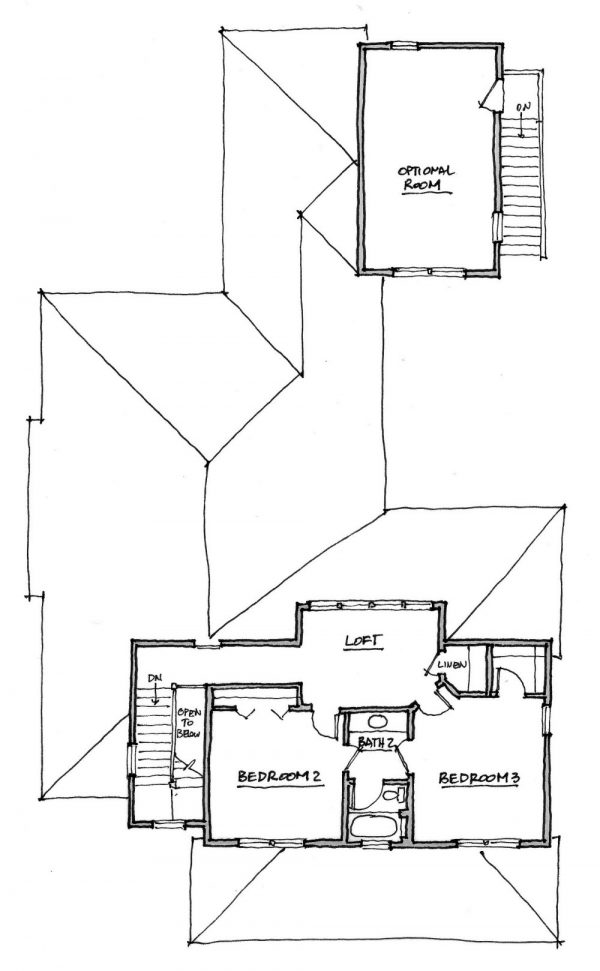 Summer House - 2 Story House Plans in FL