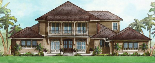 2 Story House Plans in FL - Hammock House