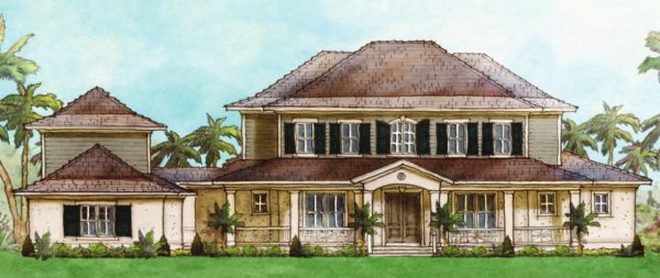 Tidewater - 2 Story House Plans in FL