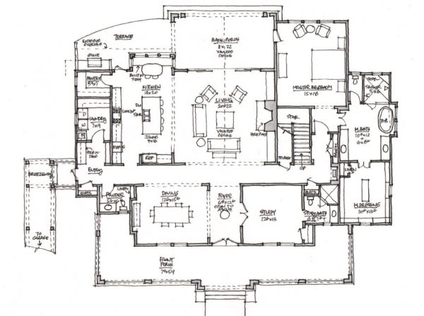 Tidewater - 2 Story House Plans in FL