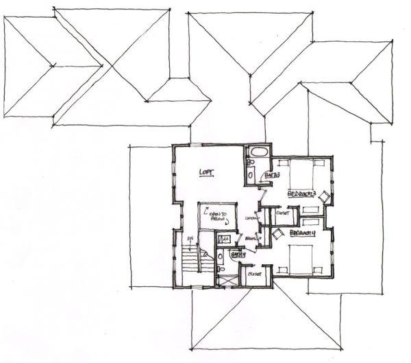 Seascape - 2 Story House Plans in FL