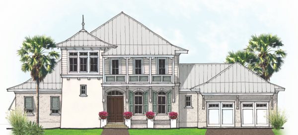 Guana Cay - 2 Story House Plans