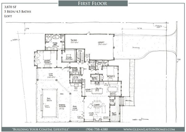 Seabrook II - 2 Story House Plans in FL