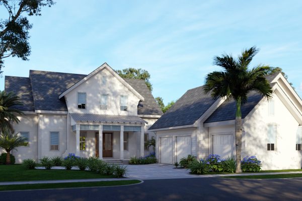 Whistling Palm - 2 Story House Plans in FL